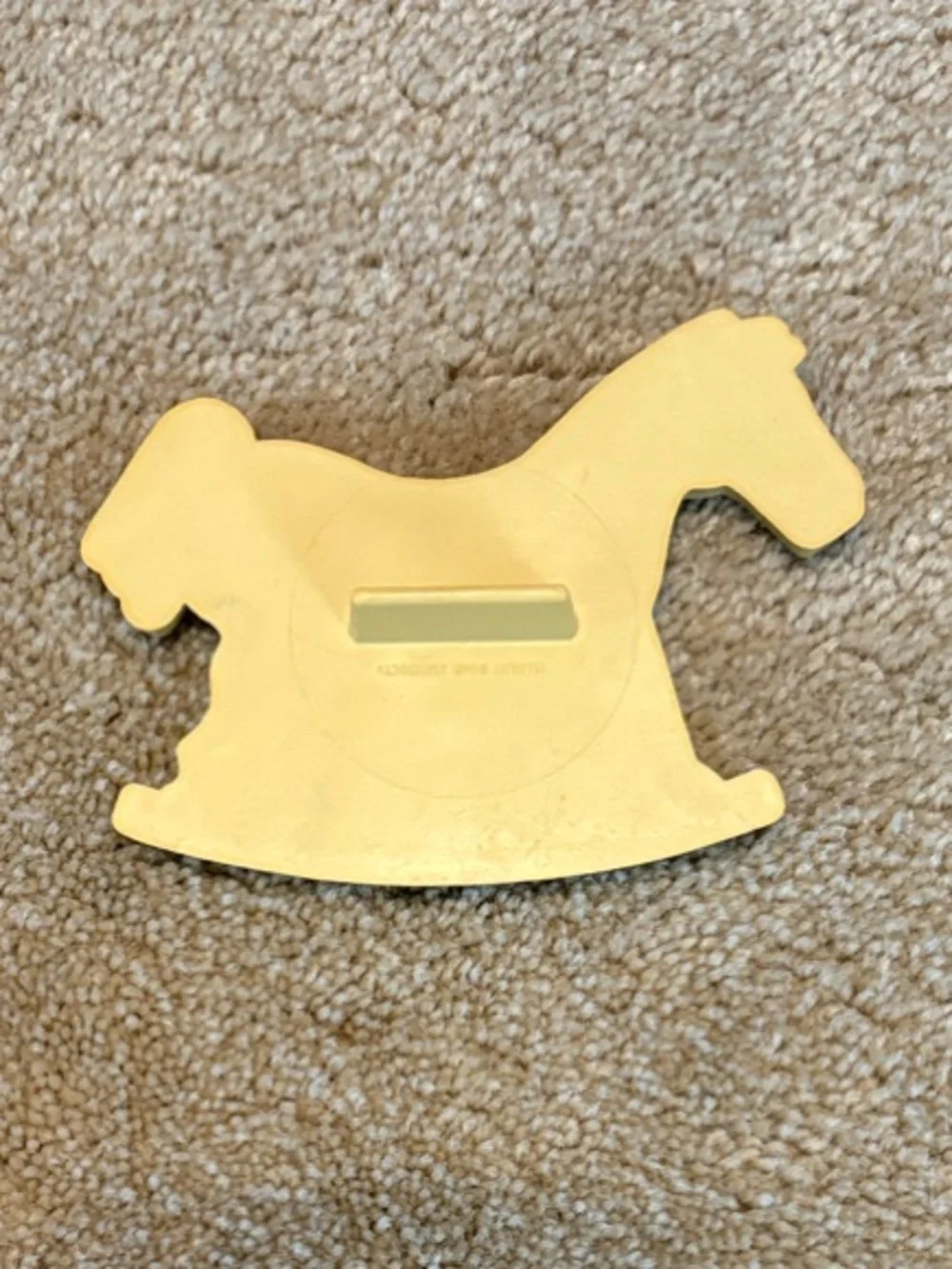 Vintage 1970's Stanley Home Products Christmas Rocking Horse Cookie Cutter